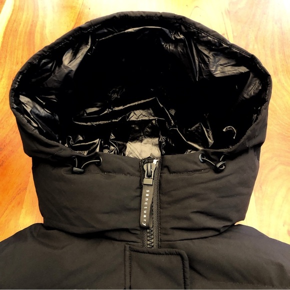Sanctuary Premium Down Winter Coat Puffer Jacket Black Lightweight Oversized. - Picture 9 of 16